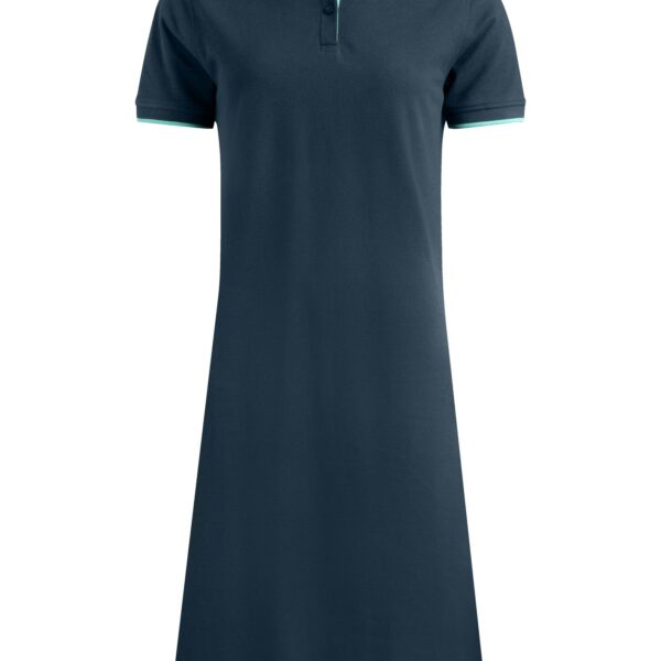 Weird Fish Lynworth Organic Cotton Pique Tennis Dress Navy Size 10
