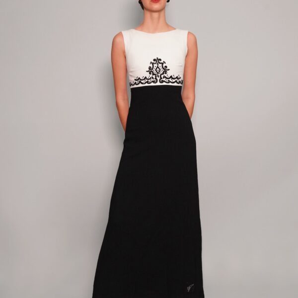 Vintage Two-Tone Sequin Dress