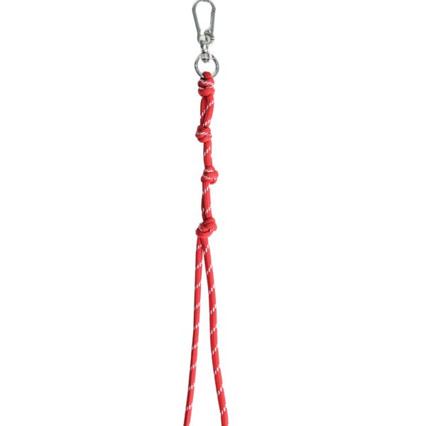 Red Braided Rope Pendant
