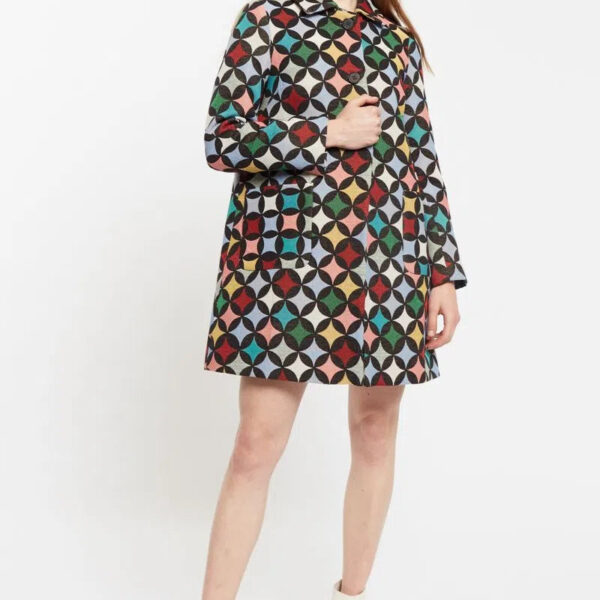 Louche Dryden 60'S Circles Jacquard Mini Coat