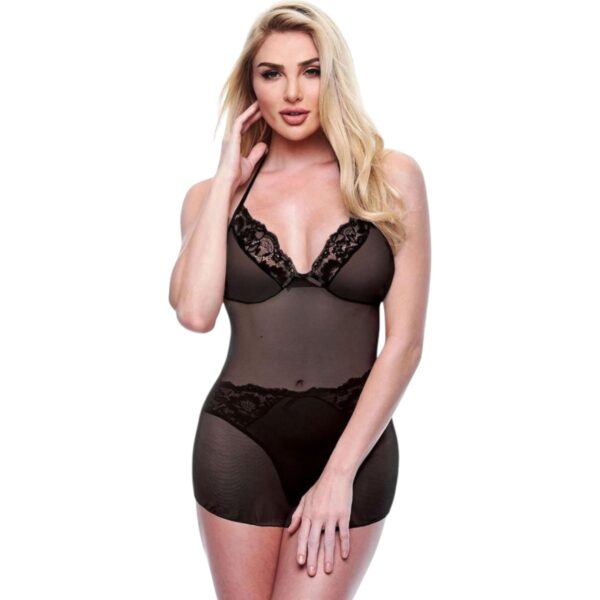 Baci Two-Piece Eco Chemise and Panty Set