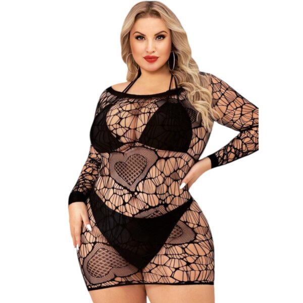Lapdance Long Sleeve Cut-Out Mini Dress Queen