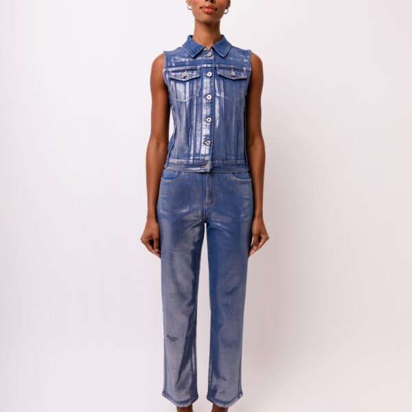 Soho Denim Metallic Gilet