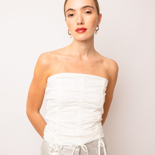 Alexa White Utility Top