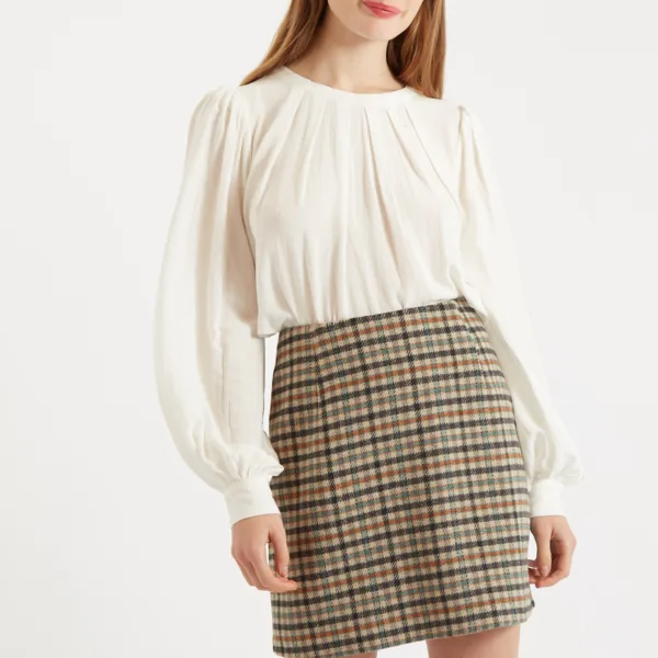 Aubin Wexford Check Mini Skirt