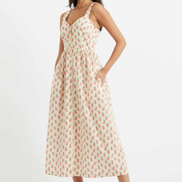 Clover Pineapple Please Midi Dress