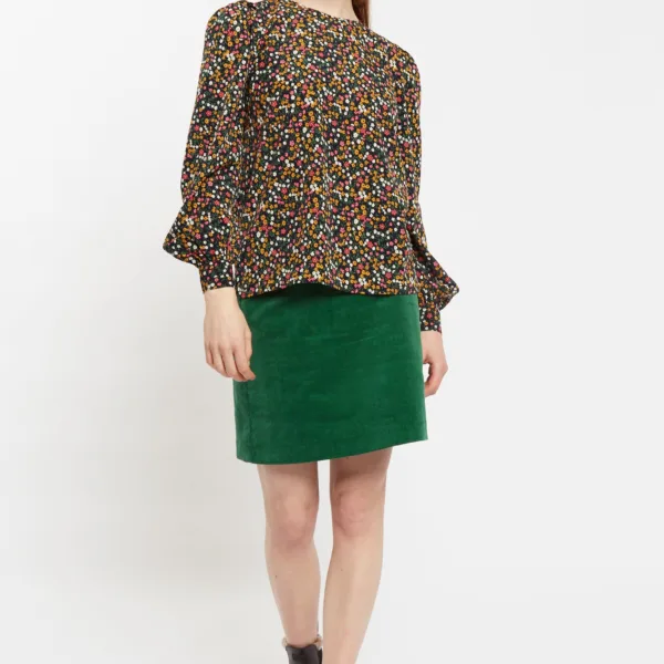 Dylan Baby Cord Mini Skirt - Green
