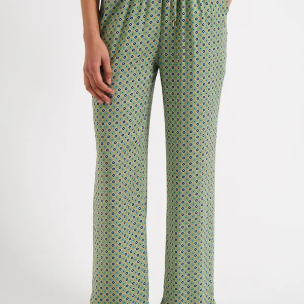 Emmanuella Tangiers Print Pyjama Style Trousers