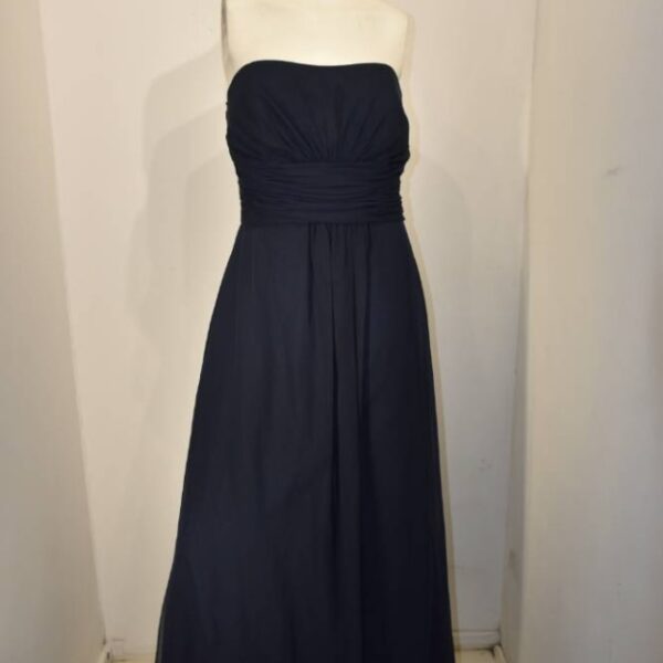 Eden Maids Long Prom/bridesmaid Dress Navy Blue Size: 10