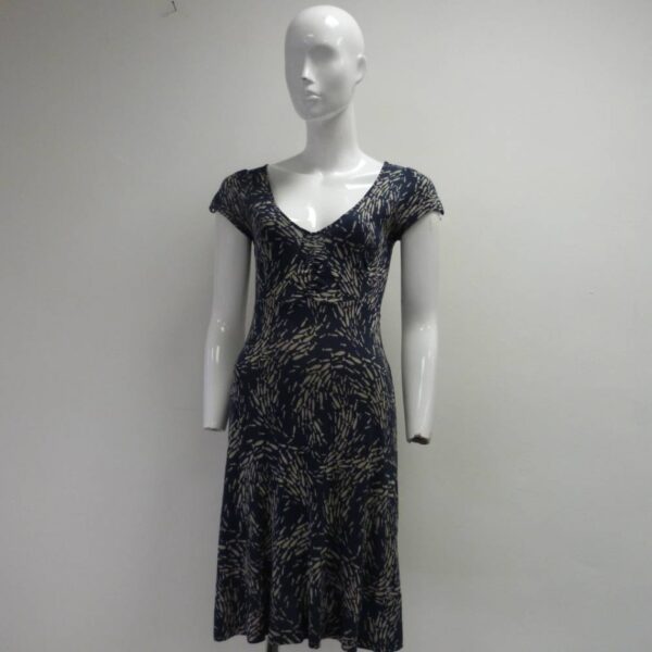 Crew Clothing Sleeveless Dress Blue Size: 8