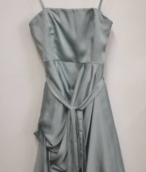 Coast Satin Prom Dress Aqua Size: 8