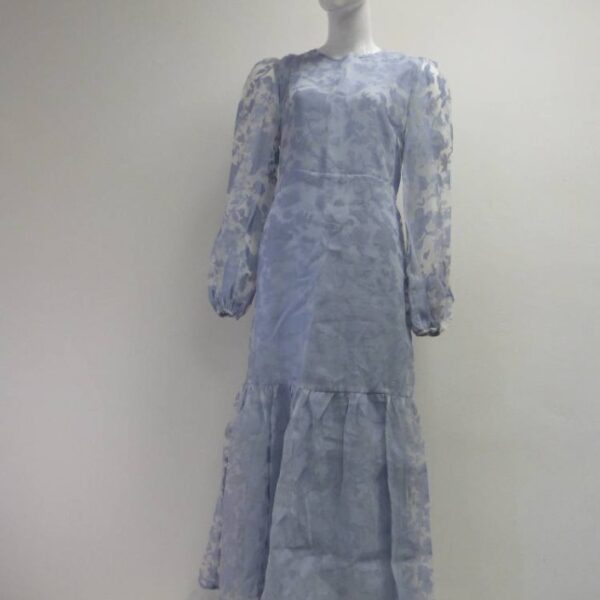 Coast Long Sleeved Dress Blue Size: 12