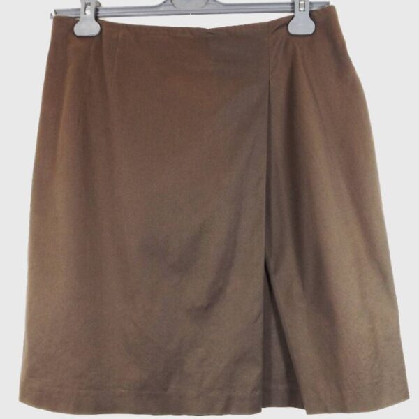 Akris Skirt - Cotton Stretch Brown Size: L