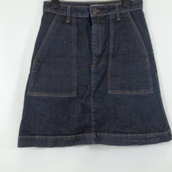 Scanlan Theodore Short Skirt - Denim - Cotton Blue Size: 28