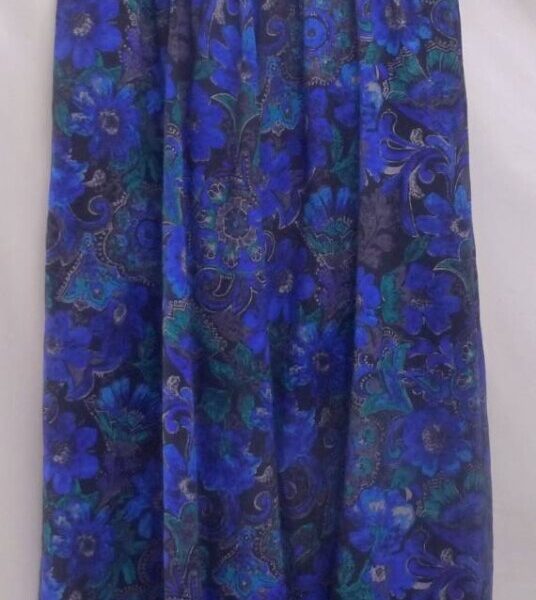 Jaeger Vintage Wool A-line Skirt Multicolored Size: 30