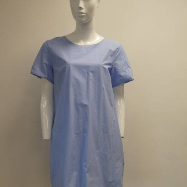 Cos Short Sleeved Dress Blue Size: 14