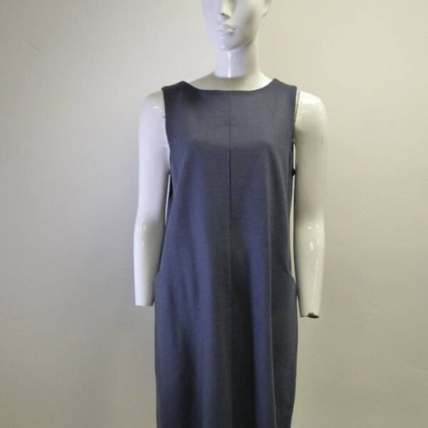 Cos Sleeveless Dress Blue Size: M