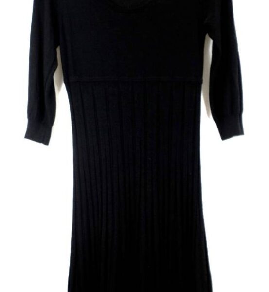 Dkny Knitted Dress Black Size: M