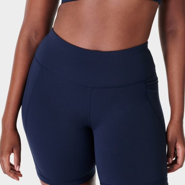 Sweaty Betty Women's Power 6 Biker Gym Shorts - Navy, Black Mix,Navy,Brown Mix,Black