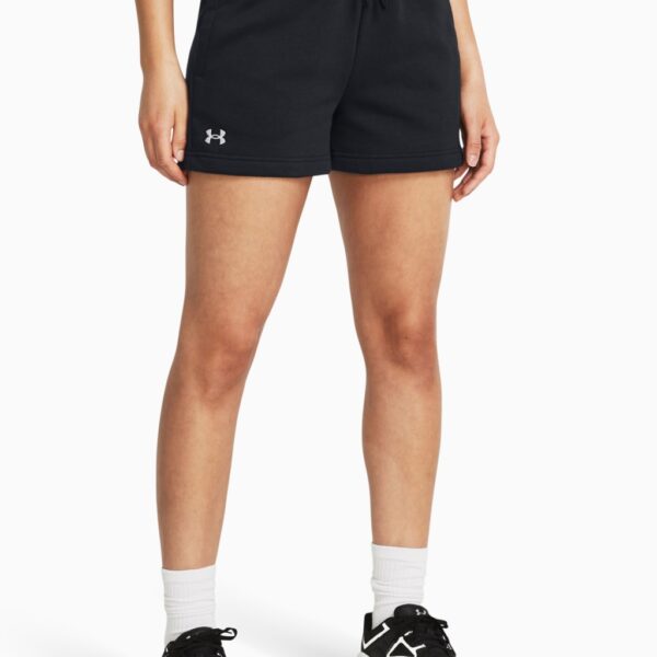 Under Armour Women's Rival Cotton Rich Shorts - M - Black, Black