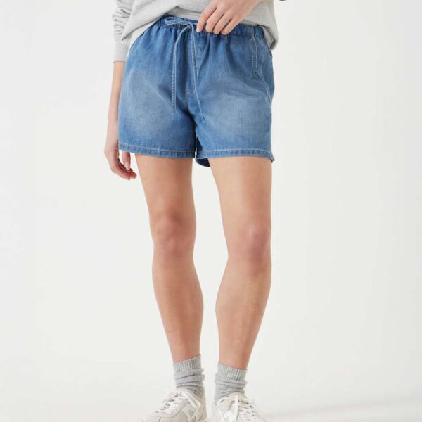Hush Women's Cotton Rich Denim Shorts - 8REG, Denim
