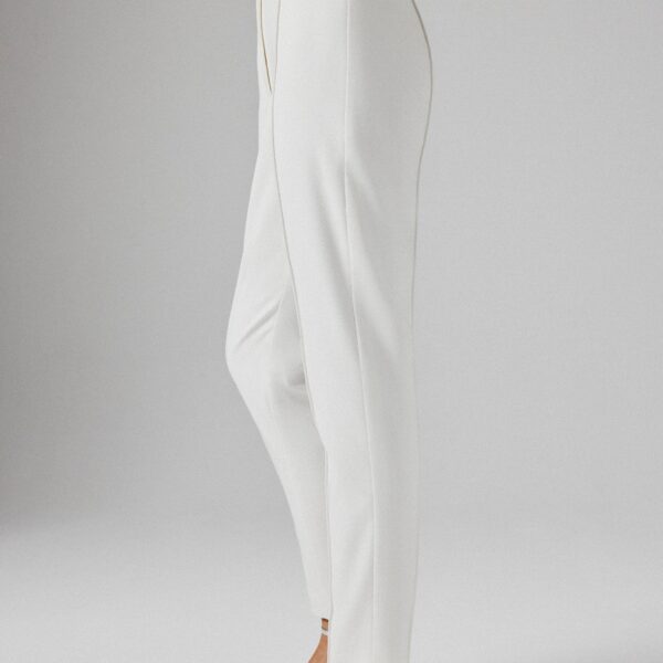Lavish Alice AMARIA Tailored Trousers in White L UK14