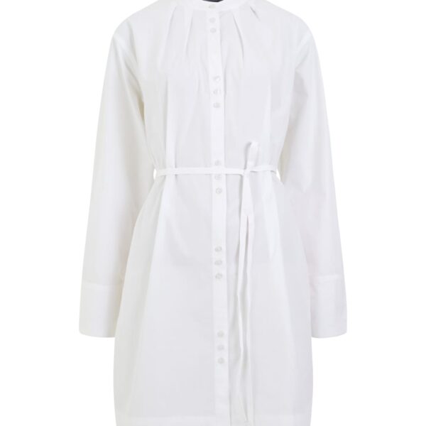 French Connection Women's Knee Length Shirt Dress - White, White