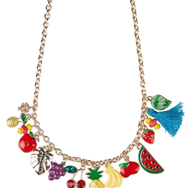 Stella Fruit Charm Gold Necklace