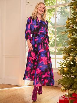 Joe Browns Pink Printed Maxi Dress