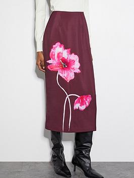 Monsoon Elizabeth Skirt - Red