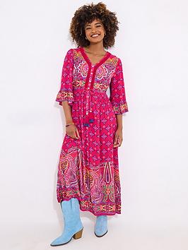Joe Browns Ultimate Boho Maxi Dress - Pink