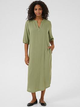 Kaffe Milia Kaftan Dress - Green
