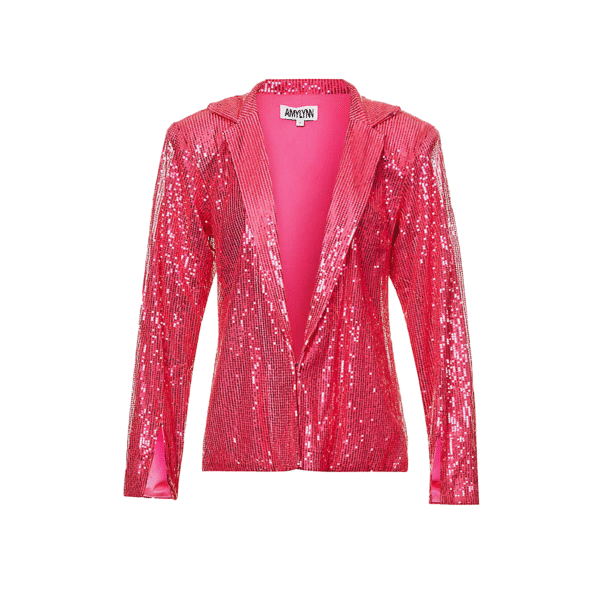 Savannah Pink Sequin Blazer Jacket