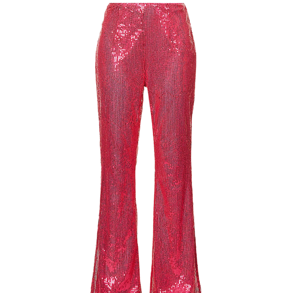 Savannah Pink Sequin Wide Leg Trousers
