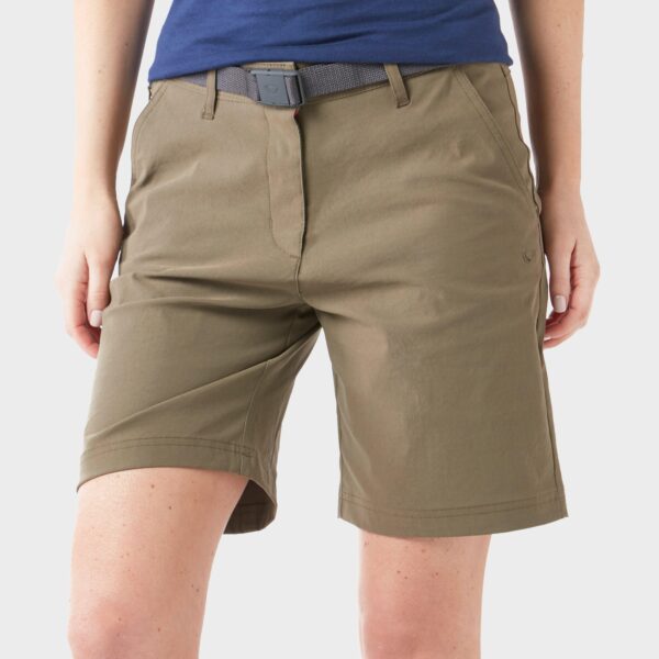 Brasher Women's Stretch Shorts - Brown, Brown