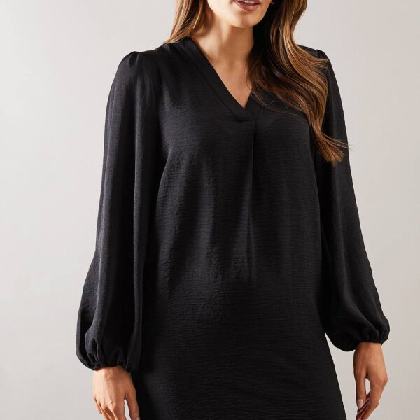 Womens Workwear V Neck Shift Dress