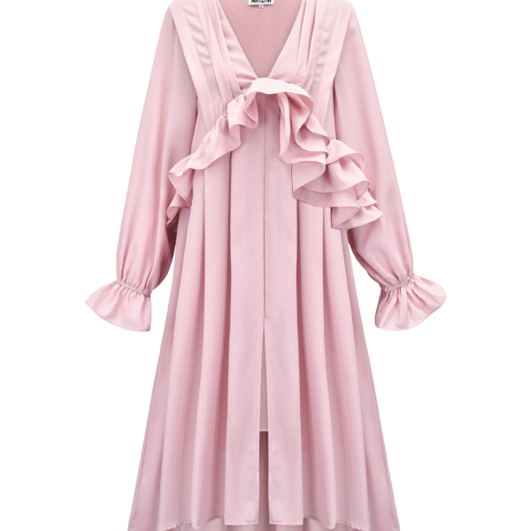 Winnie Pink Ruffle Dress