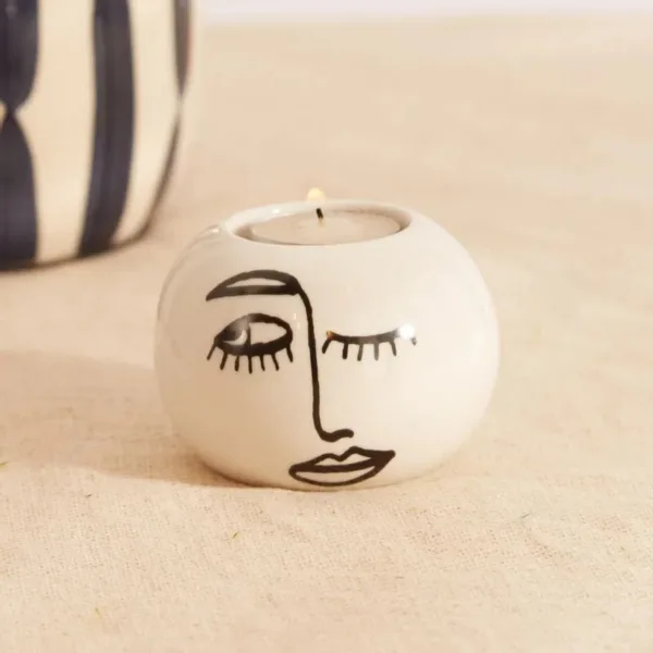 Face Candle Holder
