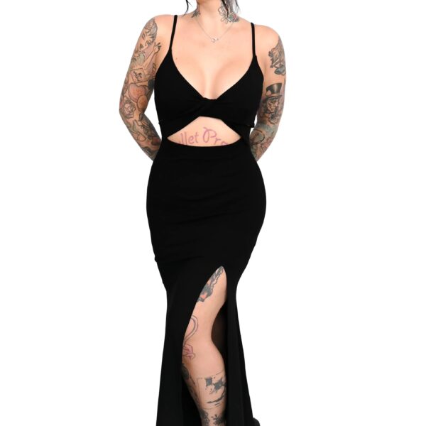 Foxblood - Madison Black - Dress - black - XXL - 91% Modal, 9% Elastane,Viscose