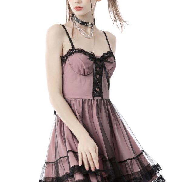 Dark In Love - Cool Mesh Pink - Dress - pink - M - 100% Polyester,Jersey