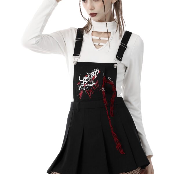 Dark In Love - Blood Devil Black - Dress - black - L - 100% Cotton,Jersey