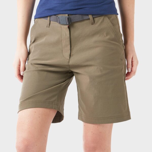 Brasher Women's Stretch Shorts, Brown