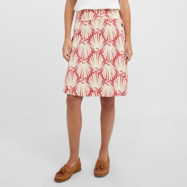 Weird Fish Women's Malmo Skirt, Red