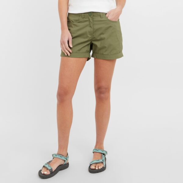 Regatta Women's Pemma Casual Chino Shorts, Green