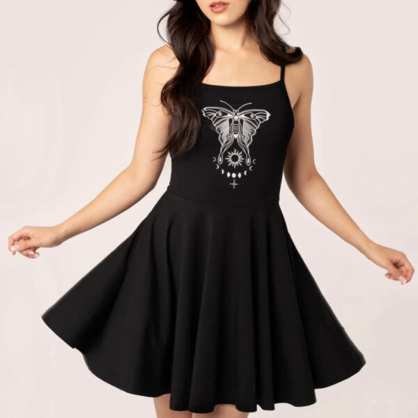 Hellbunny - Metamorphosis - Dress - black - XS - 97% Cotton, 3% Elastane,Jersey