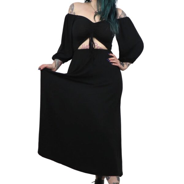 Foxblood - Lydia Black - Dress - black - XS - 95% Viscose, 5% Elastane,Jersey