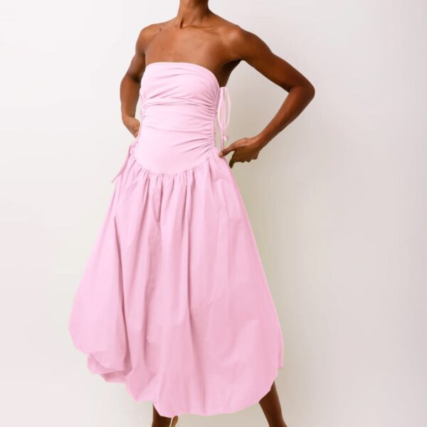Alexa Baby Pink Puffball Dress