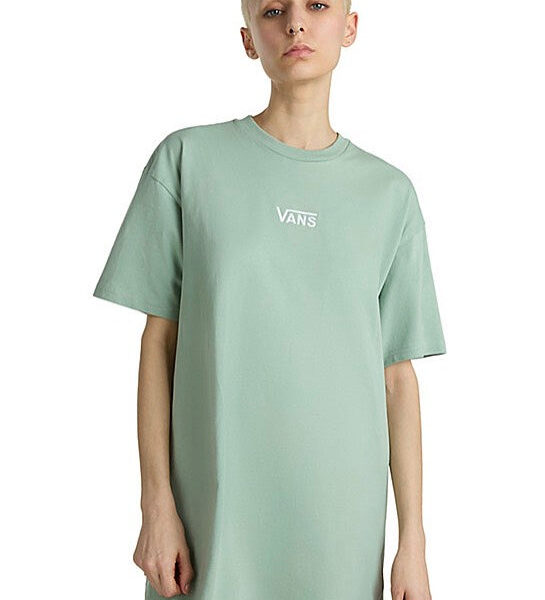 Vans - Center Vee Tee Iceberg Green - Dress - green - S - 100% Cotton,Jersey